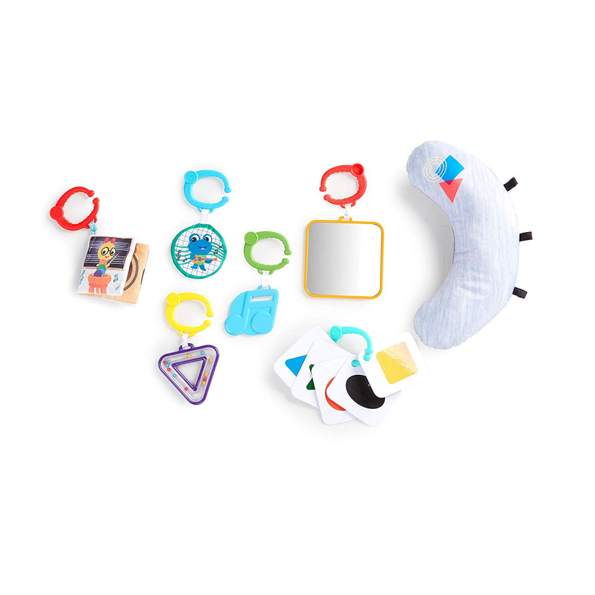 Spalvingas kūdikių lavinamasis kilimėlis Baby Einstein 4 in 1 aktyviam laisvalaikiui.