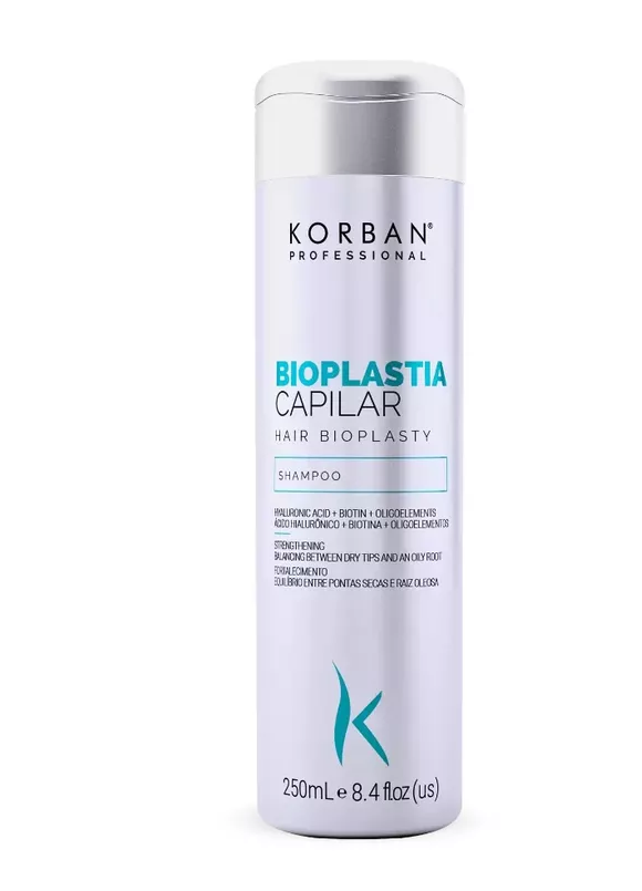 Korban Bioplastia Capilar intensyvus atstatantis plaukų šampūnas, 250 ml