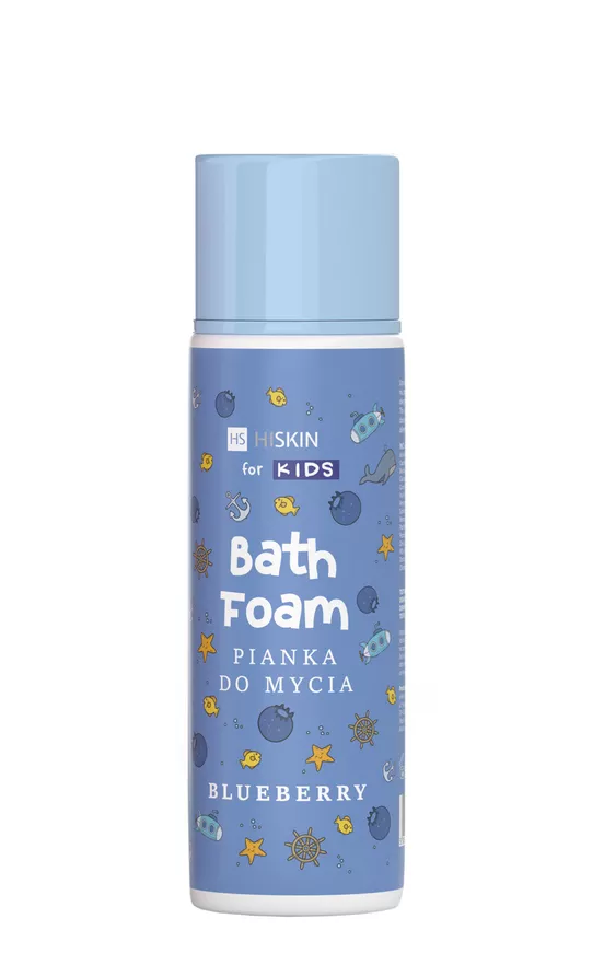 Hiskin Kids vonios putos, 250 ml,mėlynių kvapo