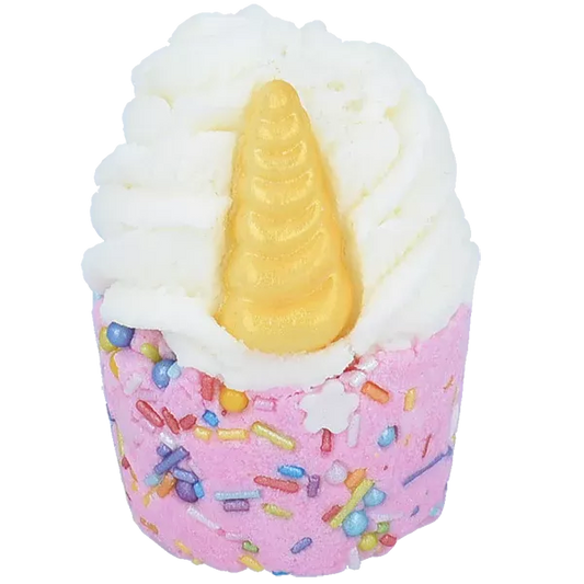 Rankų darbo vaivorykštės spalvų vonios burbulas BOMB COSMETICS Bathe The Rainbow Mallow su taukmedžio sviestu