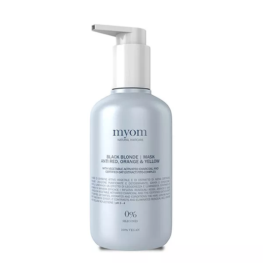 Myom Black Blonde Mask kaukė šviesintiems plaukams, 250 ml
