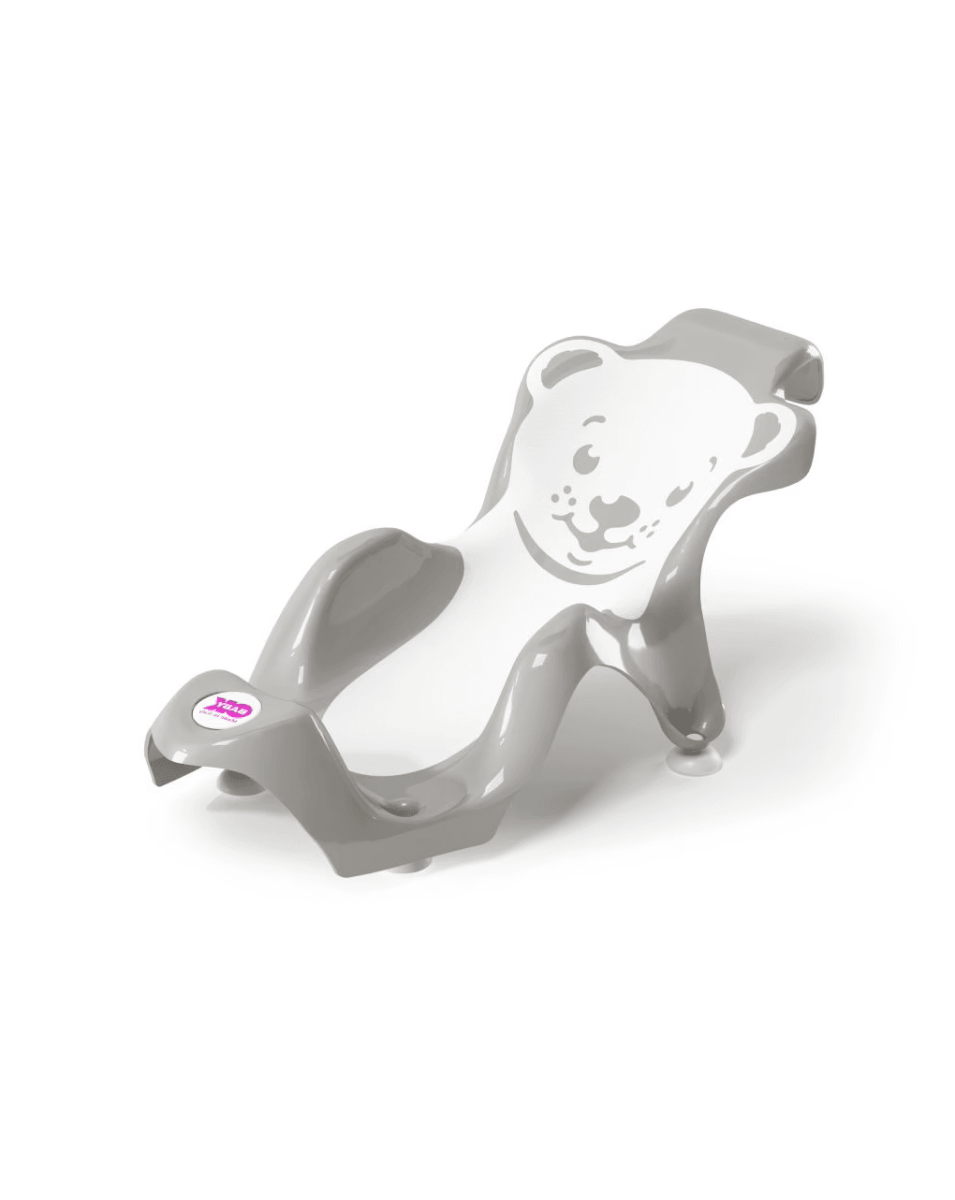 OKBABY Buddy ergonomiška maudymosi kėdutė naujagimiui į vonią, pilka spalva